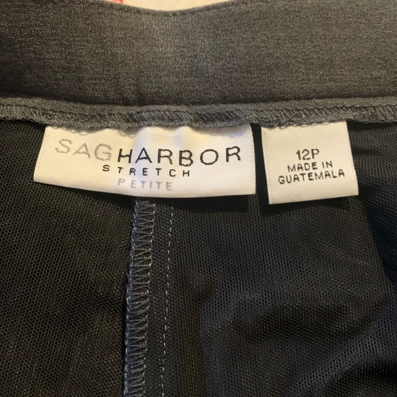 NWT Sag Harbor Women’s Gray Dress Pants Size 12 P - Picture 10 of 11